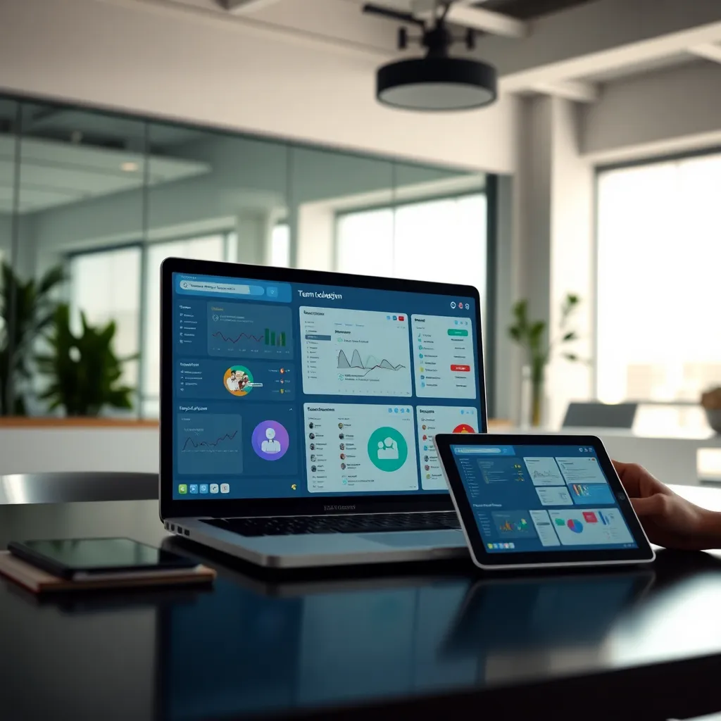 Service for organizing teamwork